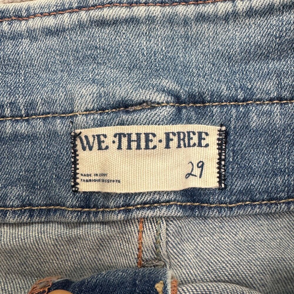 Free People We The Free Jayde Flared Button Fly Denim Jeans Womens 29 High Rise - Picture 5 of 15